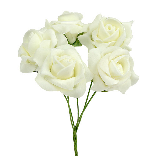 Foam rose ø4 - foam, Ø4,5cm
