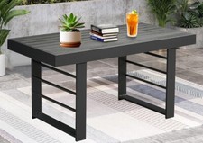 Gartentisch aluminium polywood - aluminium,
