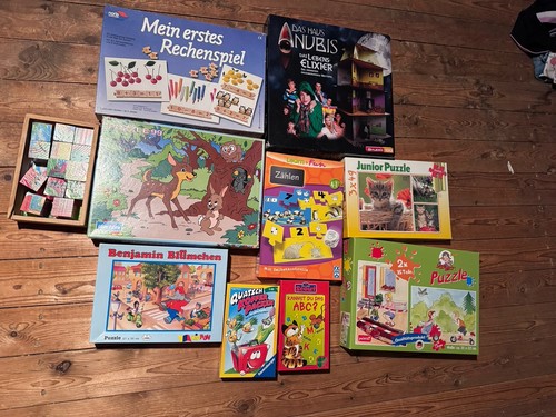 Spiele puzzle konvolut - konvolut, /