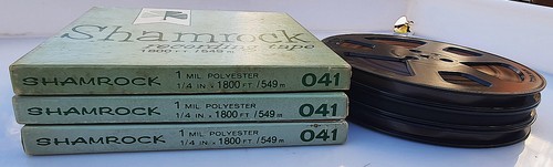 Shamrock tonband spulen mit - tonband,
