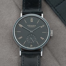 Nomos Tangomat Ruthenium Datum 38mm