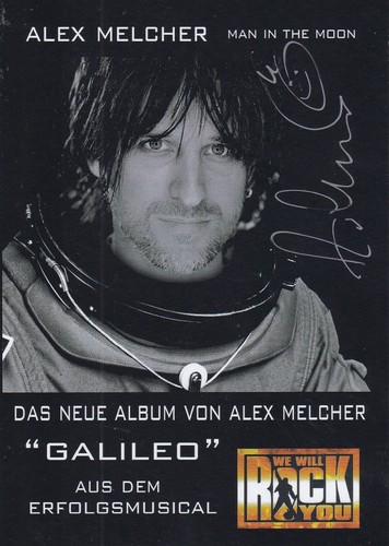 Autogramm alex melcher - alex,