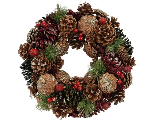 Weihnachtskranz 33cm zapfen - 1,