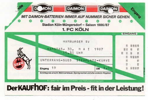 Ticket köln - ticket, fc