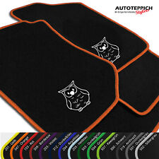 Fußmatten DRUCK EULE für Nissan Micra Cabrio C+C K12 2005-2010