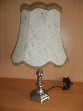 Schöne Tischlampe mit Zinkfuß Wohnzimmer Eßzimmer Stehlampe