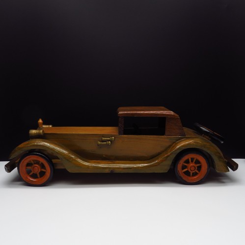 Vintage holz modellauto - vintage,