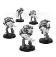 Warhammer 40K - Forgeworld - 5x Space Marines in Mk IV Maximus Armour - OOP