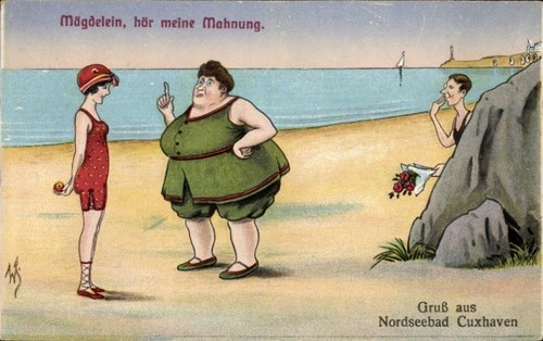Künstler nordseebad - künstler, ak