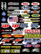 Motocross Sponsor Aufkleber Stickers Grafiken Honda CR 80 125 250 CRF 450 CBR 