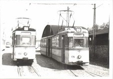 (4198A) Älteres Foto DDR, Strassenbahn, ERFURT