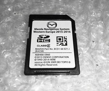 Mazda 3, CX-7   SAT NAVI SD Karte Europe   Denso 468400 K4238   BCD1-66-EZ1J