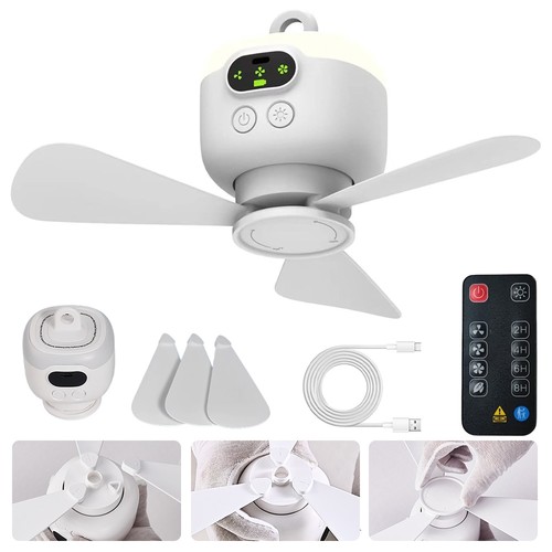 Usb camping ventilator akku - usb,