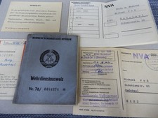 Ddr nva wehrdienstausweis - ddr,,