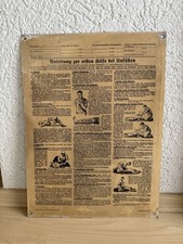 1937! Orig Schild Tafel Deutsches Rotes Kreuz DRK Erste Hilfe Wehrmacht 3. Reich