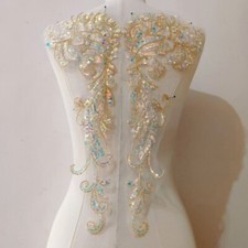Perlen Pailletten Patch