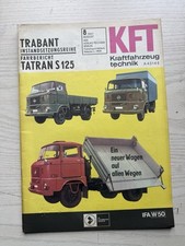 DDR Heft KFT August 1967 Trabant Instnadsetzungshinweise Fahrbericht Tatran S 12