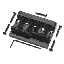 4-String Bass Bridge Schwarz
