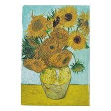 Magnet Vincent Van Gogh Vase mit Sonnenblumen ca. 7,8 x 5,3cm Kunst Kühlschrank 