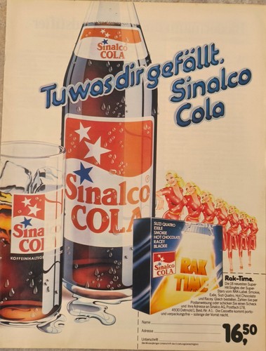 Sinalco cola original werbung - sinalco,