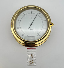 ? Barigo Thermometer Messing Ø 18,5cm Maritim Neuwertig EG?
