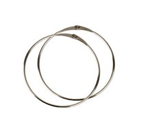 2x Warenring 150mm Stahl verzinkt Schlüsselring Gürtelring Schmuckring Ringe