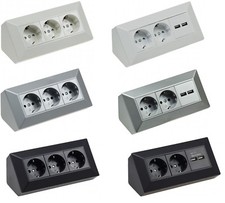 3fach - 2fach Steckdosenblock