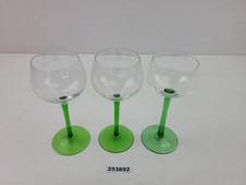 3x Jugendstil Weingläser