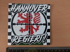 10 Aufkleber Sticker Fußball Ultras Fans Hannover H96 Motiv: Hannover Regiert
