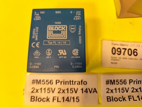 Block 2x115v 2x15v - fl, 14/15