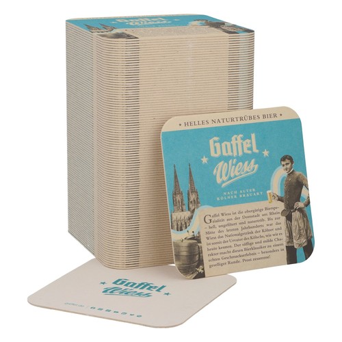 100x gaffel bier bierdeckel - gaffel,