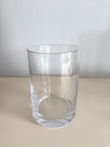Glas vase zylinder - glas,