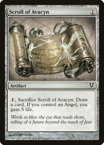 Schriftrolle von avacyn - von,