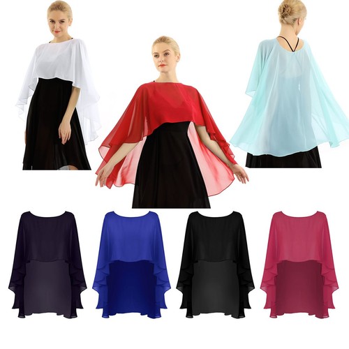 Damen chiffon stola - de,