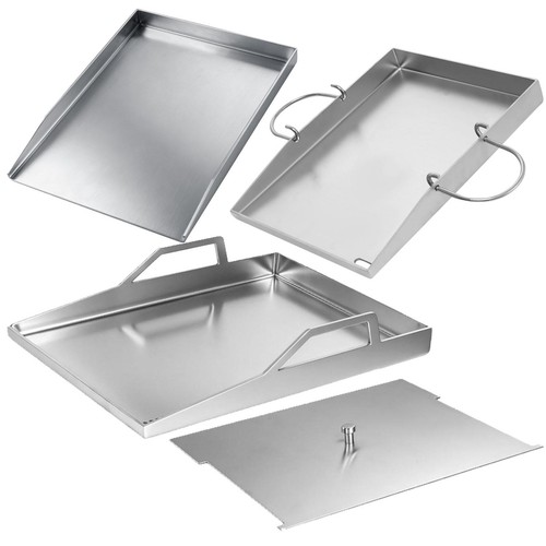 Edelstahl grillplatte set für - grillplatte,