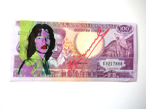 Warhol weltbanknote - a),