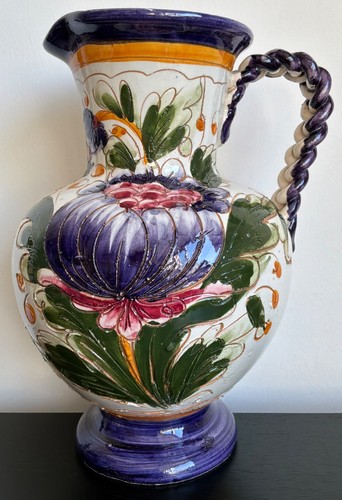 Keramik krug vase handbemalt - /vase,,