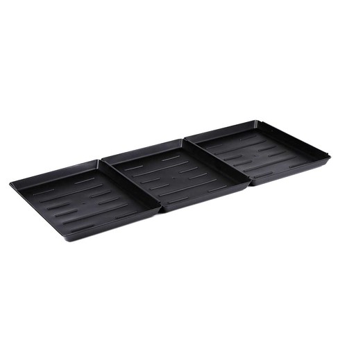 3er set schuhabtropfschale - set,