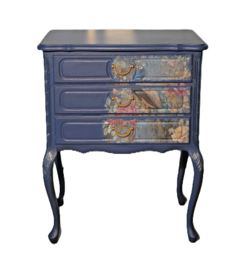 Unikat mit pfau motiv blaue - unikat, motiv,