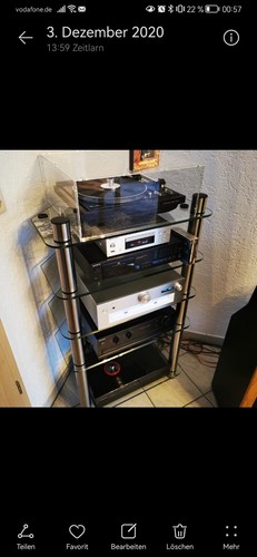 Hifi rack aus glas regal - rack,