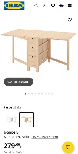Klapptisch ikea - klapptisch,