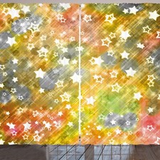 Weihnachten Rustikale Gardine Weihnachten Grunge Sterne