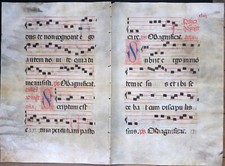 GOTHIC ANTIPHONAR MANUSCRIPT