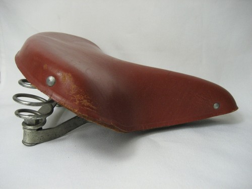 Alter oldtimer fahrradsattel - oldtimer,