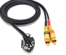 Technics SL 1200 1210 MK2 MK3 MK5 Cinch Kabel Audio Plattenspieler PCB Schwar...