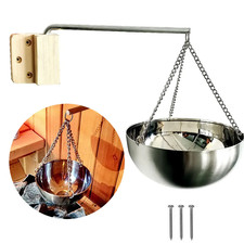 Saunaschale Edelstahl Sauna