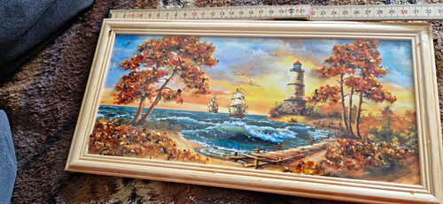 Gerahmtes wandbild leuchtturm - wandbild,