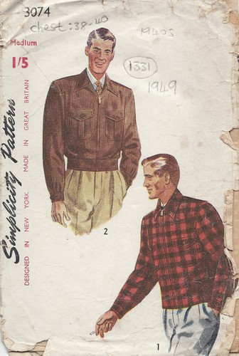 1949 vintage nähen muster - vintage, c38