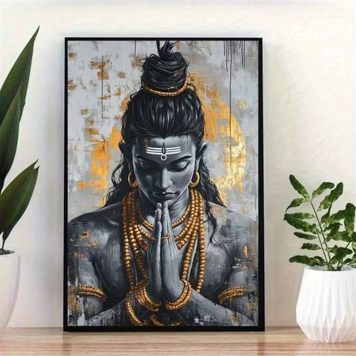Leinwanddruck buddha gebet - buddha,