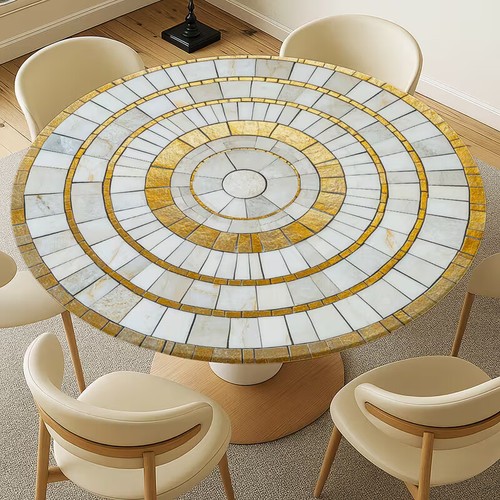 Vergolden marmorplatten - vergolden,